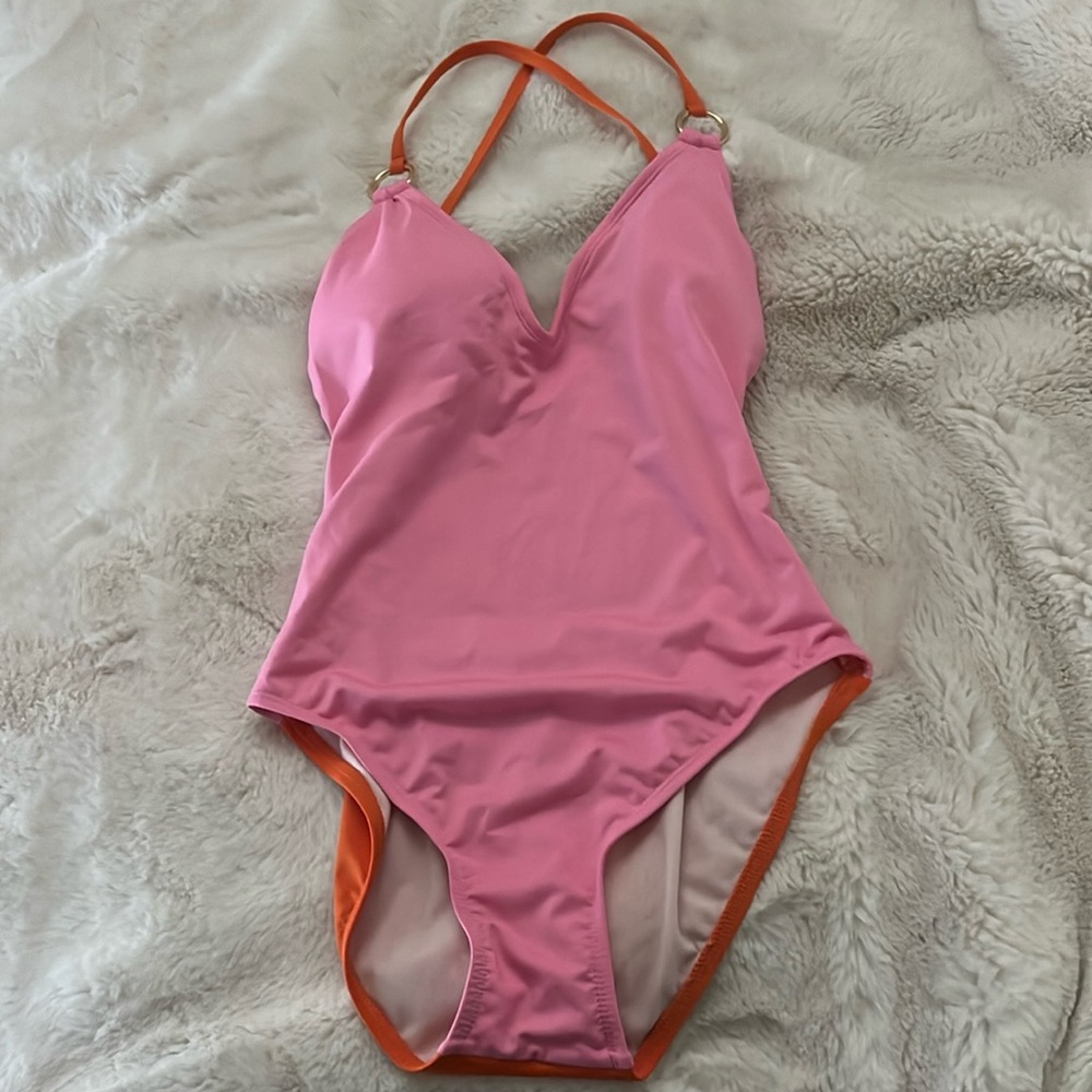 Kate spade pink and orange one piece